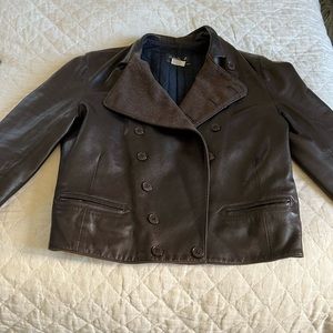 Agnes B. Woman’s lined motorcycle jacket